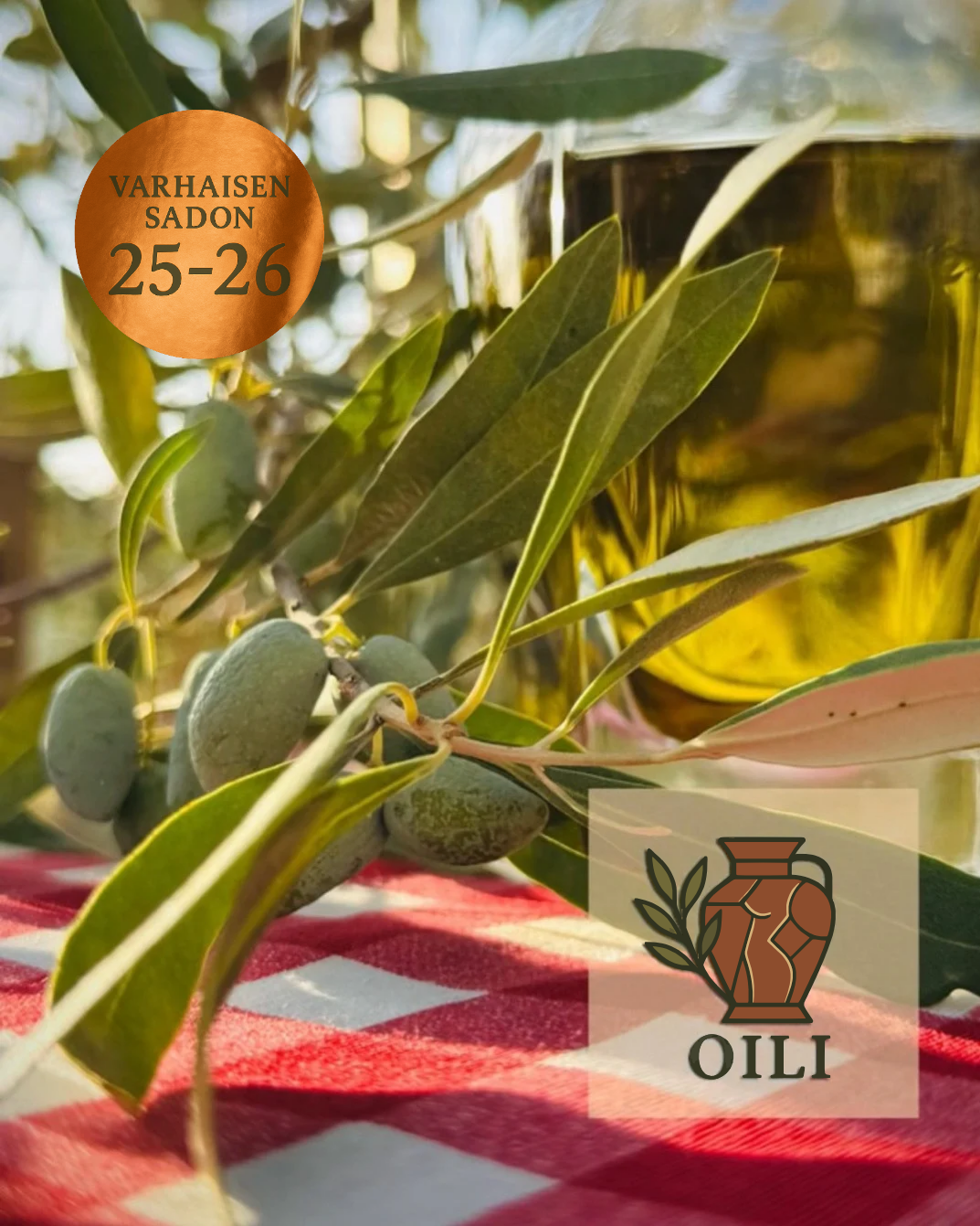 OILI - Varhaisen sadon suodattamaton ekstra-neitsytoliiviöljy 750ml / 3L
