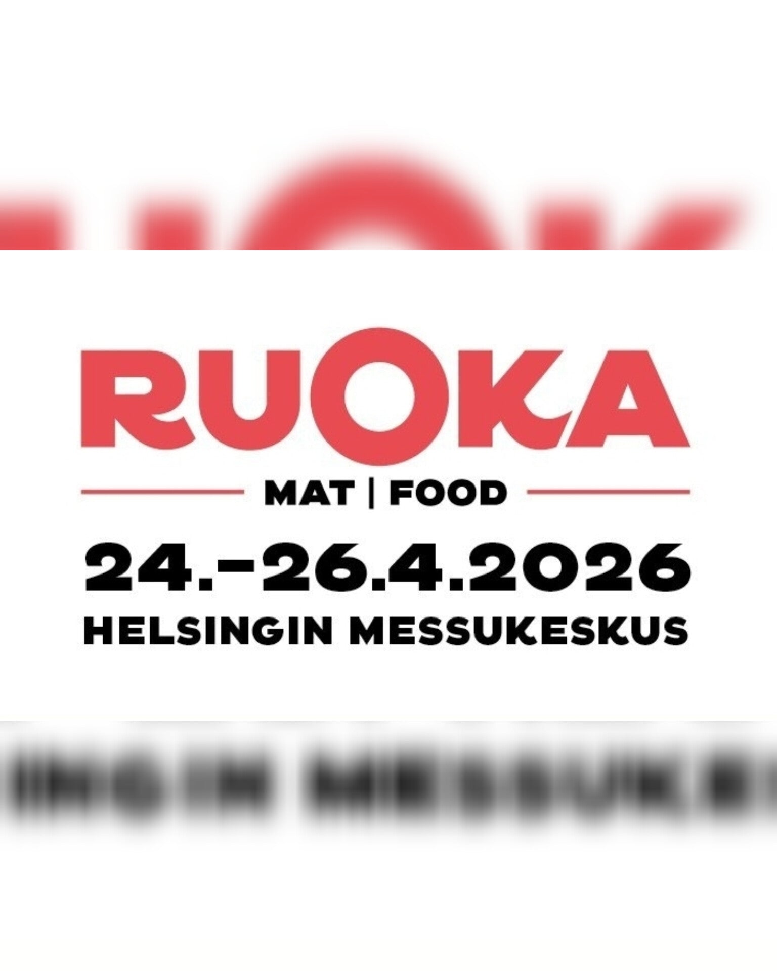 Ruokamessulippu 2026